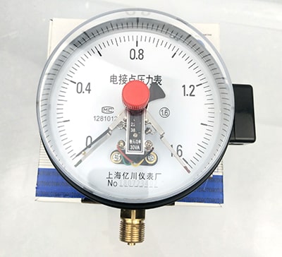 YXC-100磁助式电接点压力表