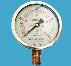 YN-60普通耐震压力表